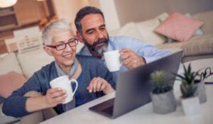 Understanding home health care Westchester, couple on computer