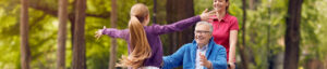 Choosing Home Care in Westchester, older gentleman and young child